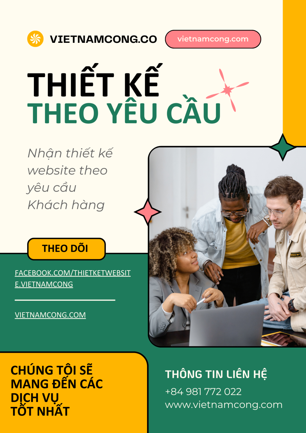 Thiết kế Website theo yêu cầu khách hàng